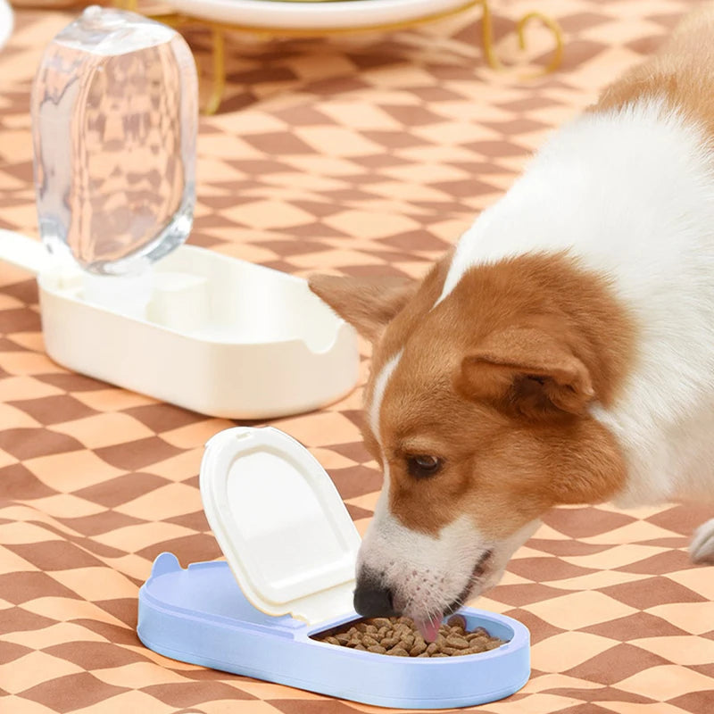 2-in-1 Pet Water & Food Bottle