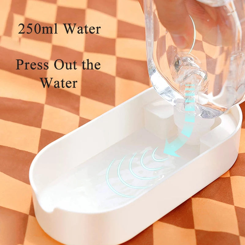 2-in-1 Pet Water & Food Bottle