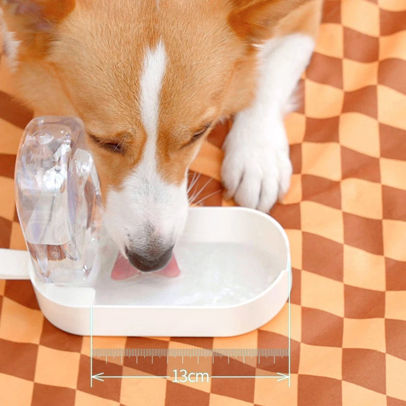 2-in-1 Pet Water & Food Bottle